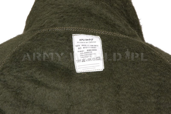 Dutch Army Fleece KPU Olive Original Used  
