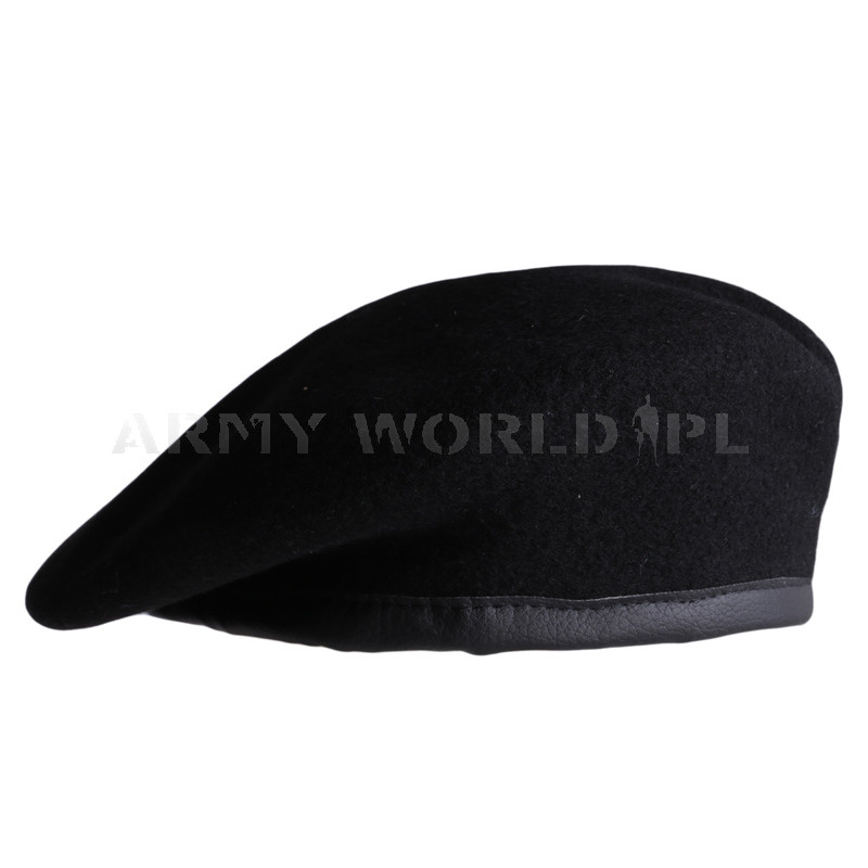 Beret Wojskowy Commando Plein Ciel Czarny Oryginał DB czarny ODZIEŻ