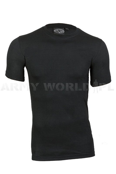 T-shirt Coolmax ® Termoaktywny Czarny Mil-tec 