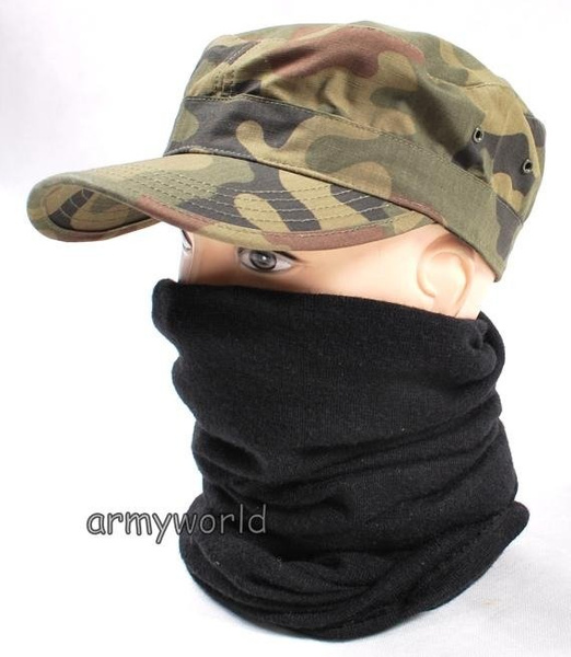 Face veil/sleeve/half balaclava Polish Army Black Original New 