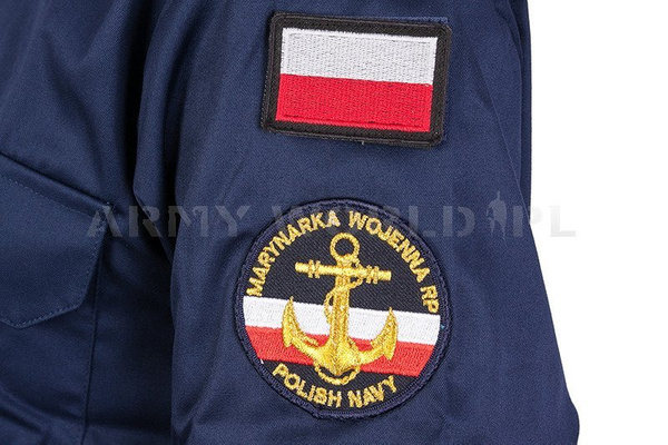 Koszula Ćwiczebna Marynarki Wojennej 302/MON lub 302T/MON Granatowa Oryginał Nowa