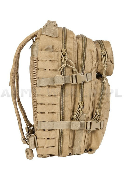 Backpack US Assault Pack SM model LASER CUT Coyote New (14002605)