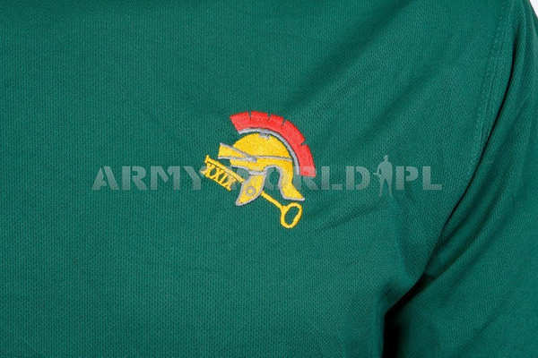 T-shirt Termoaktywny Coolmax Z Naszywką RLC Zielony Demobil DB