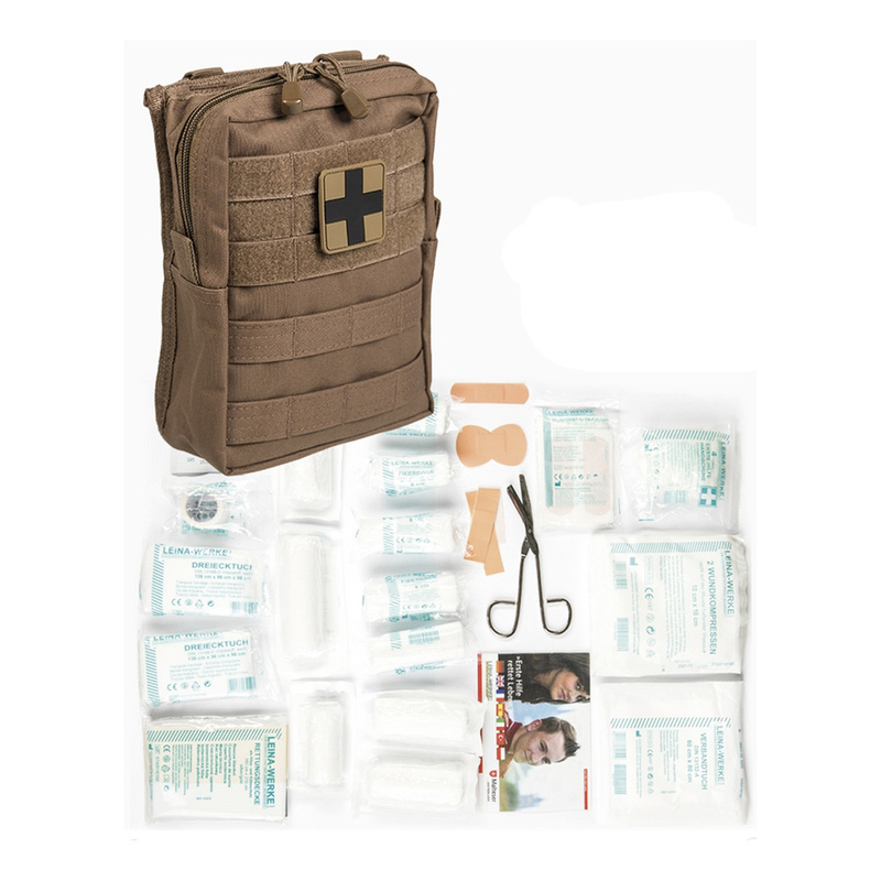 Apteczka Z Wyposa Eniem First Aid Kit Du A Mil Tec Coyote