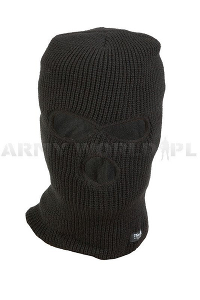 Military Balaclava Warmed Mil-tec Black Paintball ASG QUAD New black ...