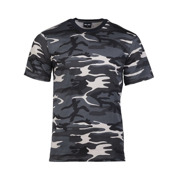 T-shirt Dark Camo Short Sleeves Mil-tec New dark camo | CLOTHING \ Men ...