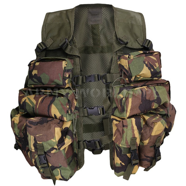 Dutch Army Tactical Vest With 11 Pocketsi Arwy Dpm Genuine Militaty 