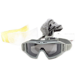 Dutch Army Ballistic Goggles Revision + 3 Lenses Original Used