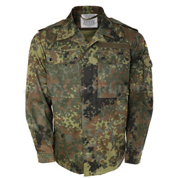 Military Shirt Bundeswehr Feldbluse Leo Köhler Flecktarn Original New ...