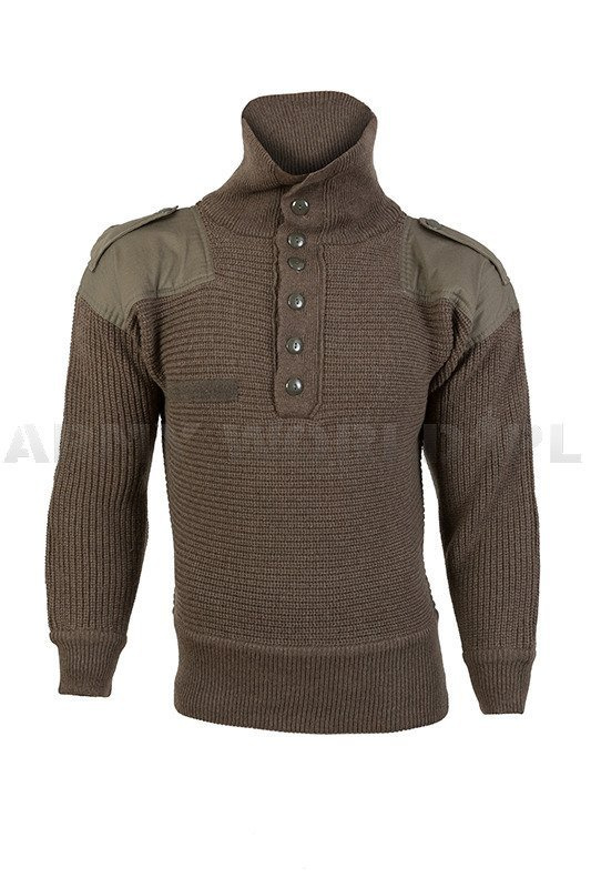 Austrian Wool Sweater Rifleman Oliv Mil-tec New | MILITARY CLOTHING ...
