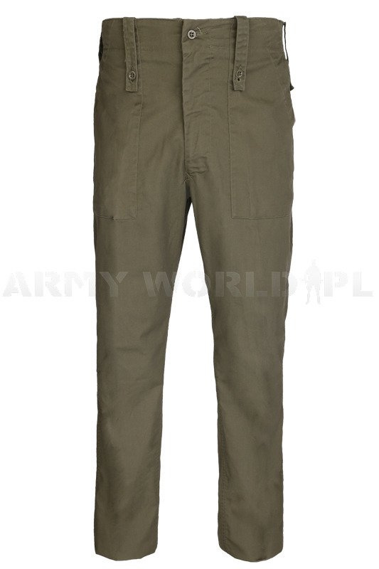 British Army Pants Surplus Lightweight Olive Military Combat Trousers Green 