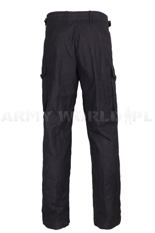 British Army Pants FIELD Ripstop Black Military Surplus Used used (good