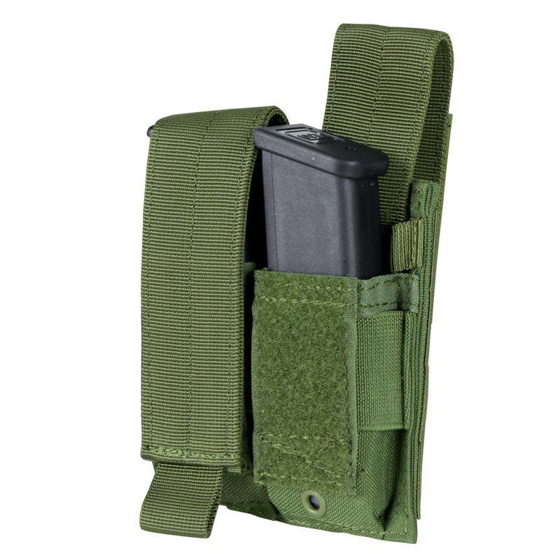 Double Pistol Mag Pouch Condor Olive New olive green | TACTICAL EQUIPMENT \  Pouches | Military shop ArmyWorld.pl