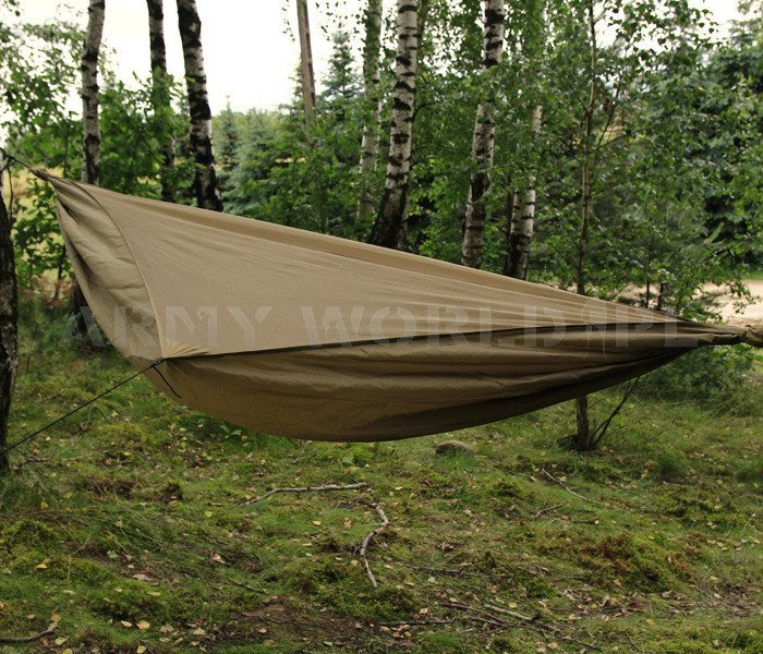 Duitch Army Hammocki With Moqsuito Net KPU Jungle Coyote Genuine