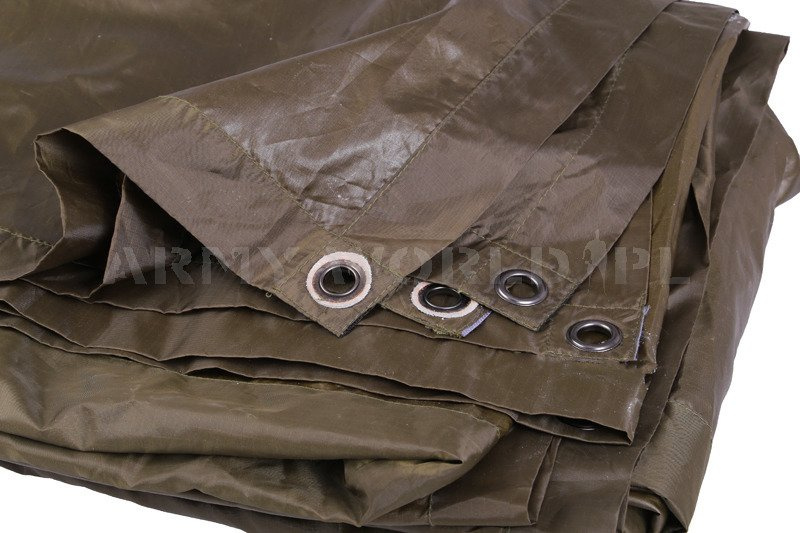 Dutch Army Tarp Cover Tarpaulin 320 x 400 Ripstop Olive Genuine