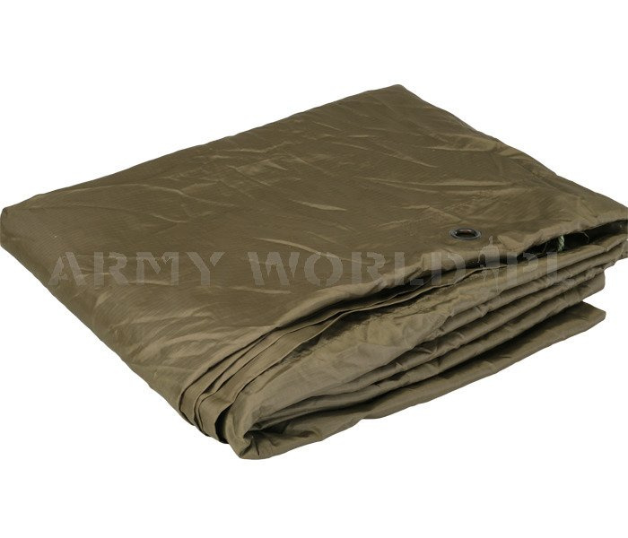 Dutch Army Tarp Cover Tarpaulin 320 x 400 Ripstop Olive Genuine