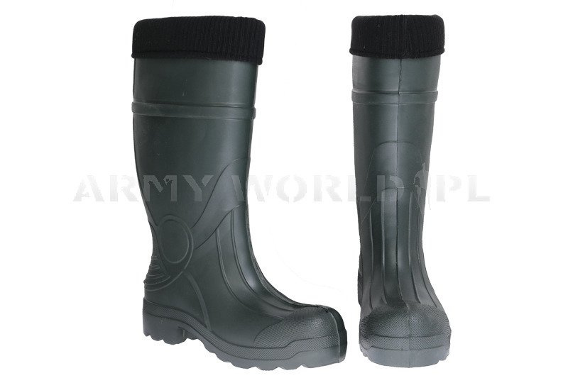 polish rubber boots