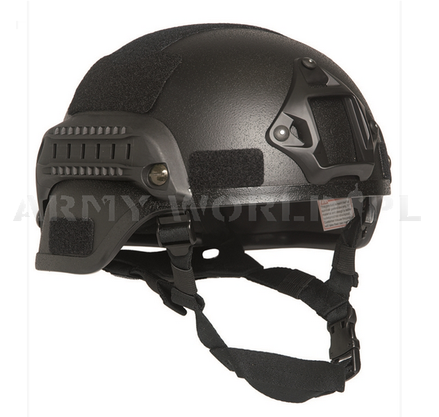 Helmet US MICH 2000 Armed MAX- Mil-tec - Black New (16662102 ) black ...