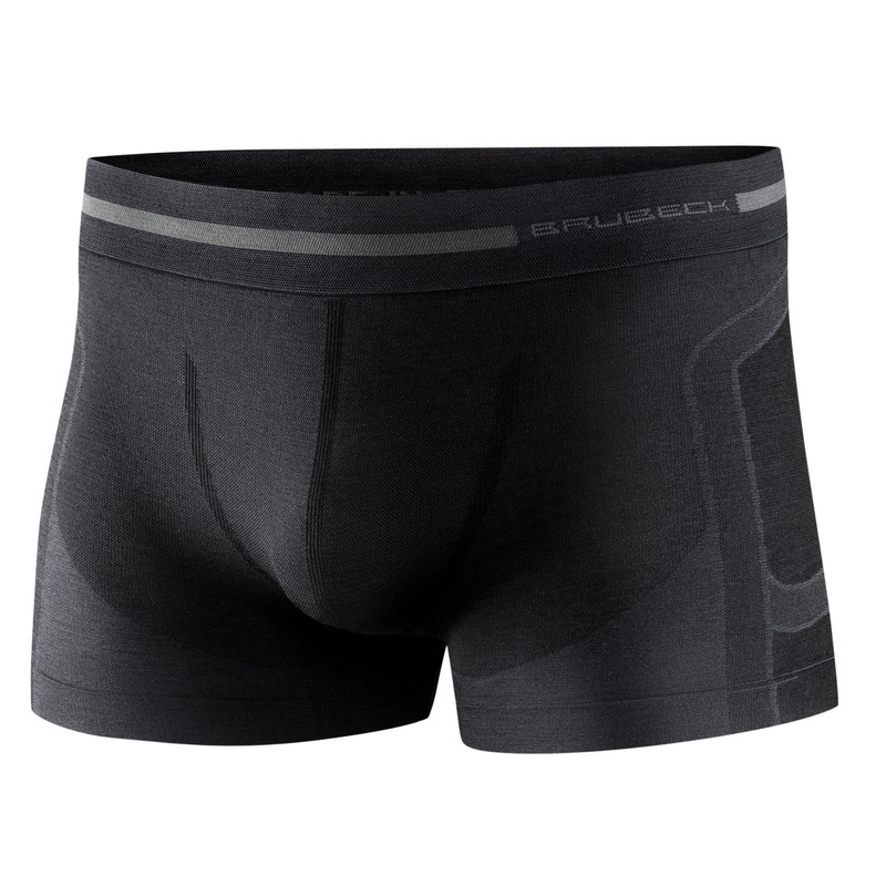 Men's Sports Boxers Comfort Wool Merino Brubeck Black black | CLOTHING ...