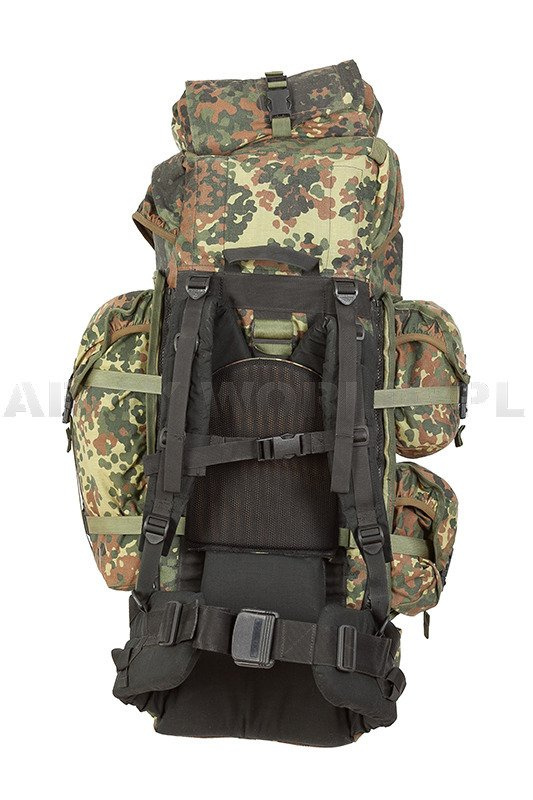 Military Backpack Flecktarn Bundeswehr With Metal Frame 110l Original ...