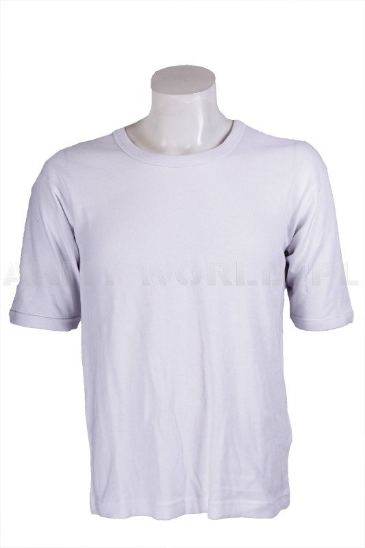 Military Cotton T-shirt Vest PT white Original Used white | MILITARY ...