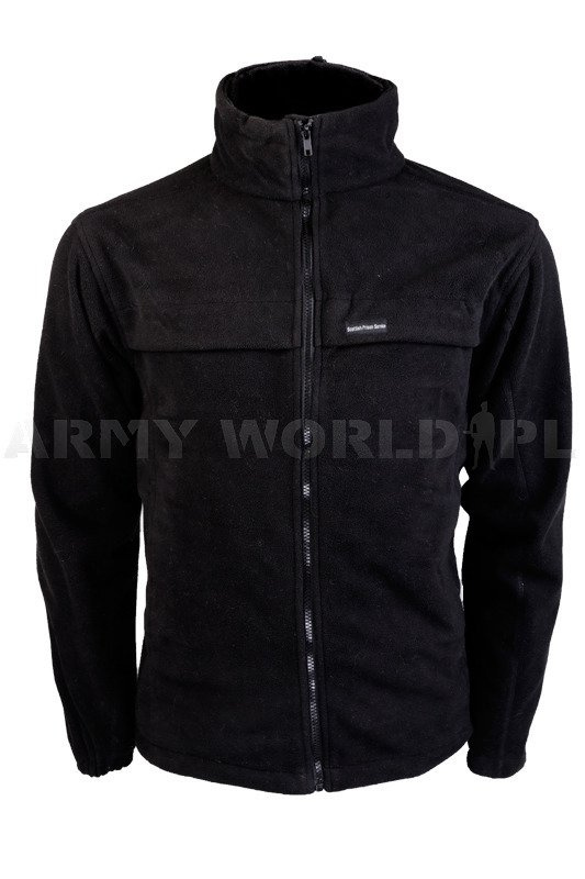 Military Fleece Jacket Black Original Used MILITARY CLOTHING \ Fleece