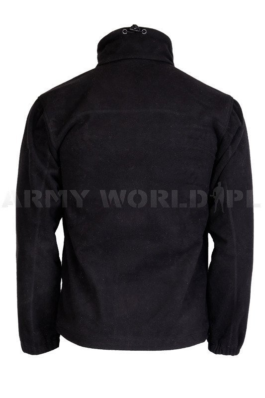 Military Fleece Jacket Black Original Used MILITARY CLOTHING \ Fleece