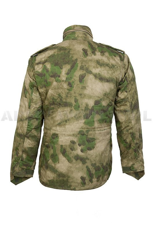 Military Jacket With liner Model M65 Mil-tec Camouflage Mil-Tacs FG New ...
