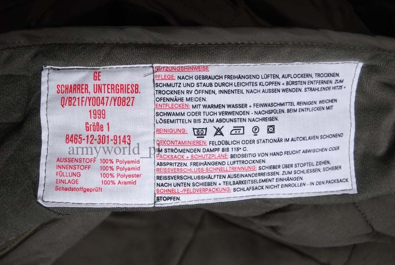 Military Sleeping Bag Bundeswehr Mummy Type Original Demobil II Quality ...