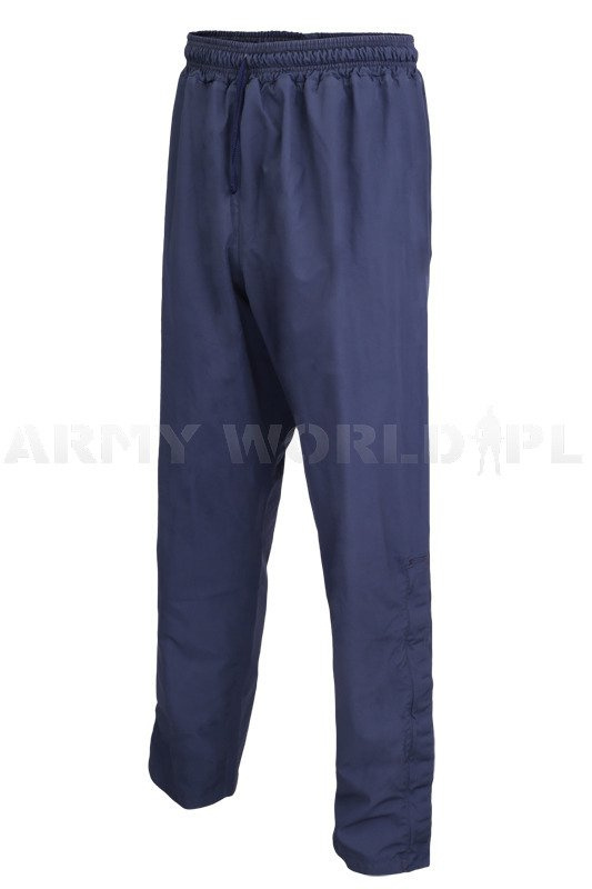 Military Sweatpants Waterproof Navy Blue Military Surplus Used