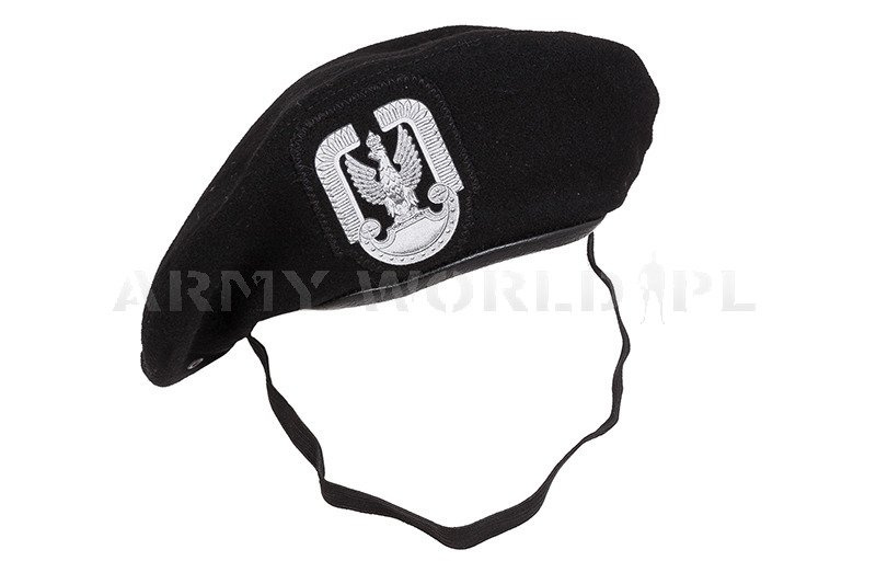 Polish Military Beret Black Original New | CLOTHING \ Headgear \ Berets ...
