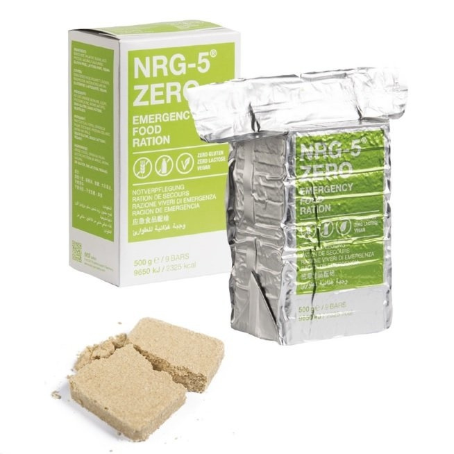 Racja Żywnościowa NRG5 ZERO Emergency Food Ration 500 g SURVIVAL