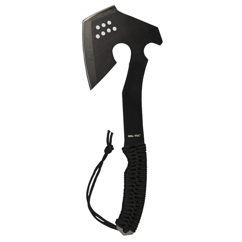 Skrivemaskine spænding Teenager Survival Axe With Paracord Mil-tec Black New (15508100) | TOOLS \ Broadax |  Military shop ArmyWorld.pl