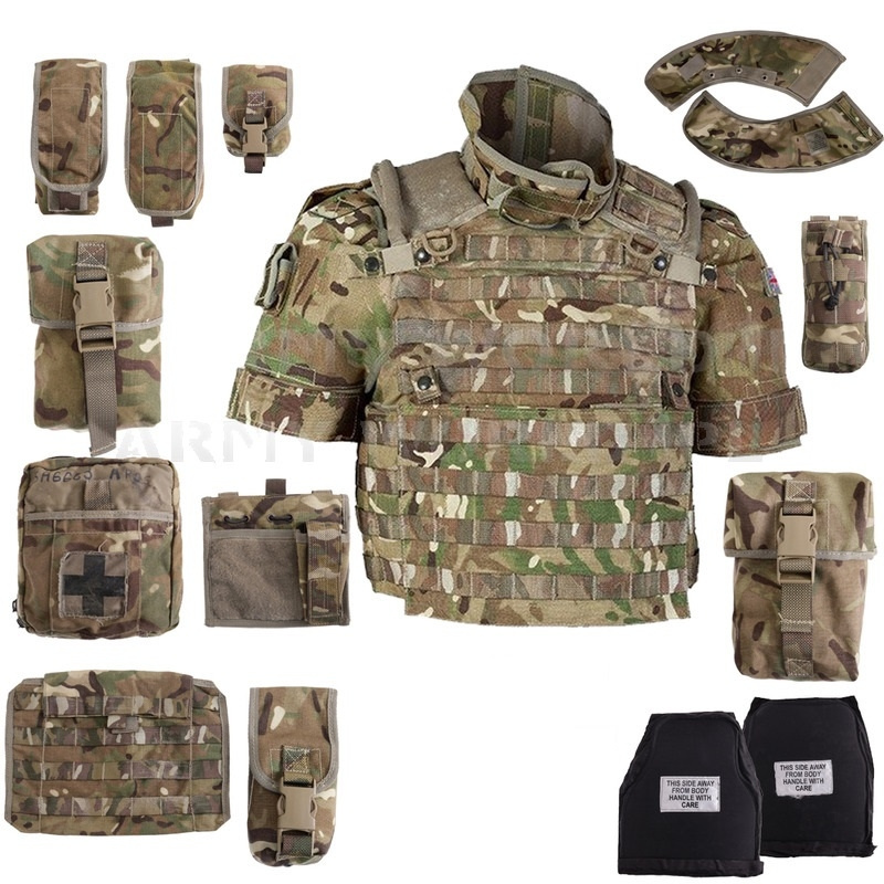Modular Vest Cover Body Armour OSPREY MK4 MTP British + Pouches Original | TACTICAL EQUIPMENT \ Tactical Vests CAMOUFLAGE \ MTP (Multi-Terrain Pattern) | Military shop ArmyWorld.pl