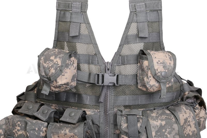 Us Army Modular Tactical Vest FLC US Army UCP + 9 Pouches Genuine