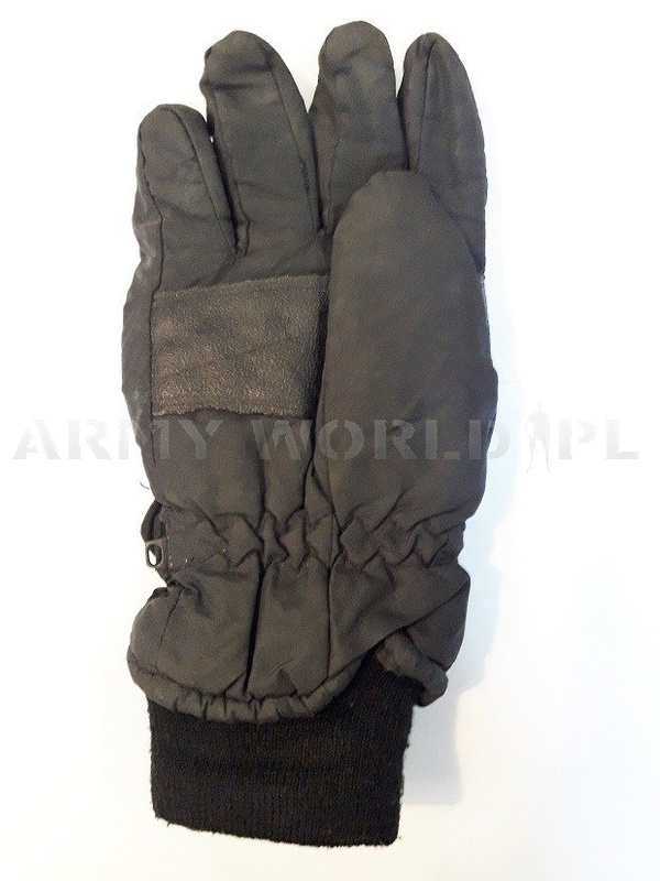 Winter Gloves Thinsulate Black Original Military Surplus Used