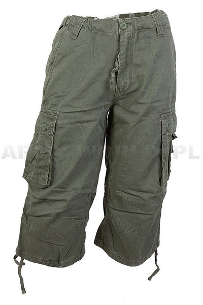 Bermuda Pants MiltecTrousers 3/4 US Air Combat Oliv olive green ...