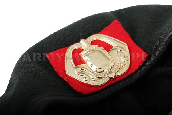 Dutch Army Beret With Badge Nulli Cedo Green Genuine Military Surplus ...
