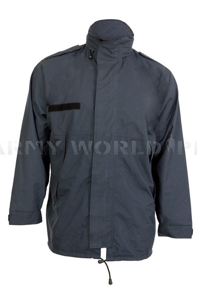 Military Dutch Rainproof Jacket Dark Blue Original Used