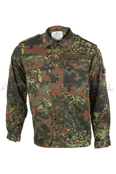 Military Shirt Flecktarn Bundeswehr Original Used