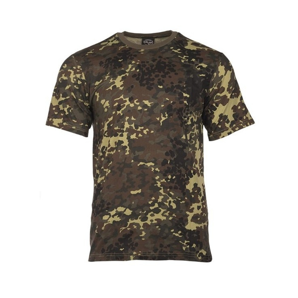 Military T-shirt Flecktarn Short sleeves Mil-tec New (11012021)