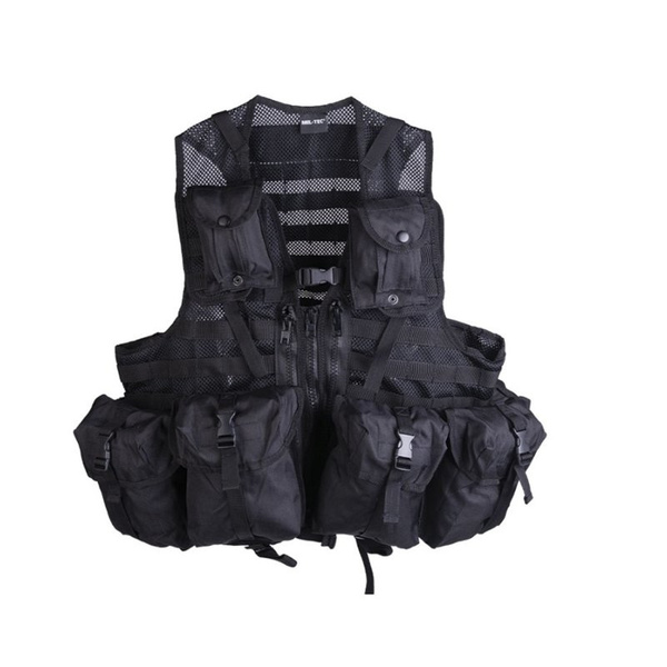 Modular Tactical Vest PAINTBALL Mil-Tec Black New