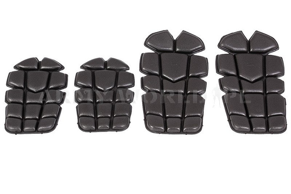 Polish Army Set Of Knee And Elbow Protective Pad Inserts Original New