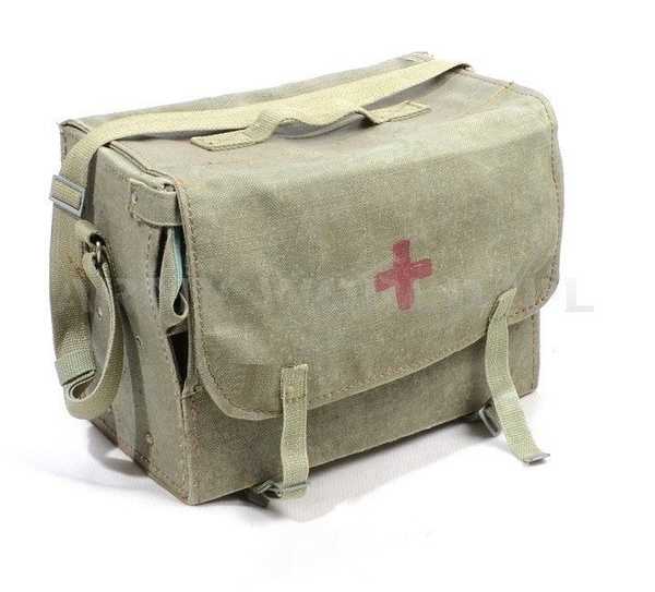 Polish Field Military Medical Kit L Big Original Demobil SecondHand