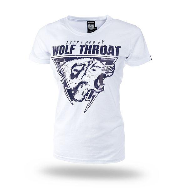 T-shirt Damski Wolf Throat III Doberman's Aggressive Biały (TSD221)