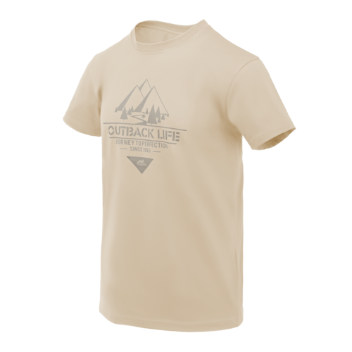 T-shirt Helikon-Tex Outback Life - Beż (TS-OBL-CO)