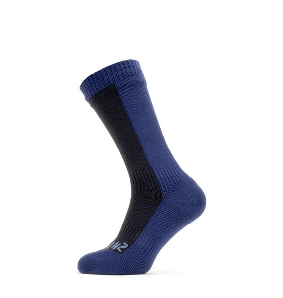 Waterproof Socks Sealskinz Cold Weather Mid Black / Navy Blue (11100064)