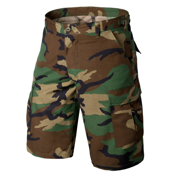 shorts Typ BDU Helikon Ripstop Woodland military shorts (SP-BDK-CR-03)