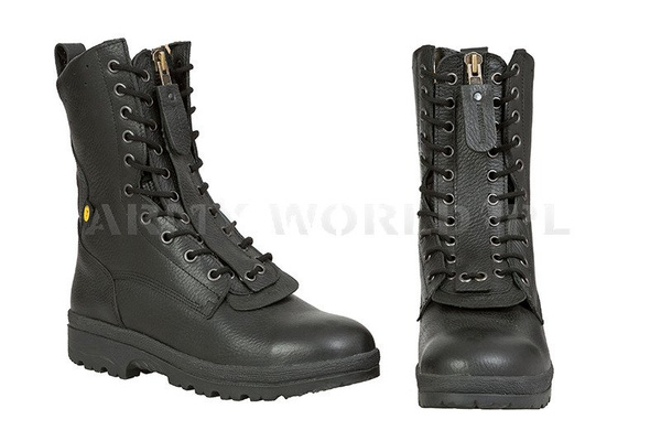 Buty Ochronne Pilota BERGMANN Bundeswehr Czarne Oryginał Demobil DB