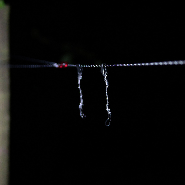 Zawiesia Reflective Black Silk 10 m Do Tarpa TigerWood Czarny